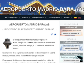 'aeropuertomadrid-barajas.com' screenshot