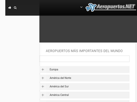 'aeropuertos.net' screenshot