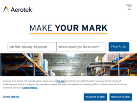 'aerotek.com' screenshot