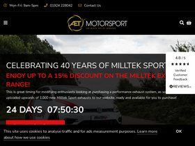 'aetmotorsport.com' screenshot