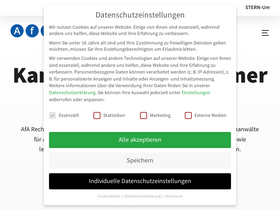 'afa-anwalt.de' screenshot