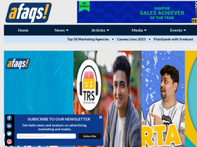 'afaqs.com' screenshot