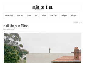 'afasiaarchzine.com' screenshot