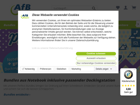 'afbshop.de' screenshot