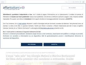 'affaritaliani.it' screenshot