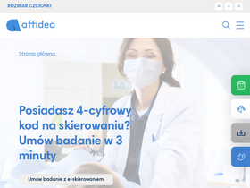 'affidea.pl' screenshot