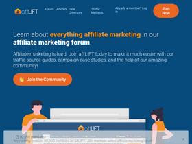 'afflift.com' screenshot