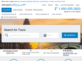 'affordabletours.com' screenshot