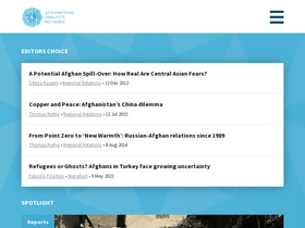 'afghanistan-analysts.org' screenshot