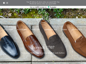 'afinepairofshoes.co.uk' screenshot