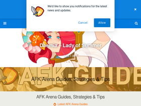'afk.guide' screenshot