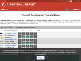 'afootballreport.com' screenshot