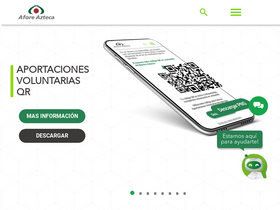 'aforeazteca.com.mx' screenshot
