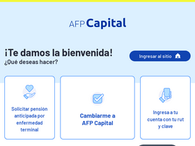 'afpcapital.cl' screenshot