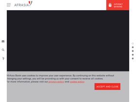 'afrasiabank.com' screenshot