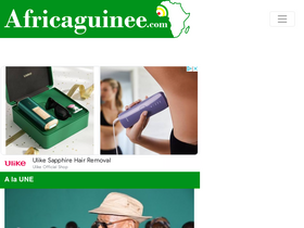 'africaguinee.com' screenshot