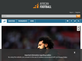 'africanfootball.com' screenshot