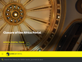 'africaportal.org' screenshot