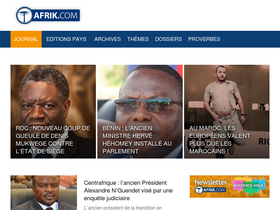 'afrik.com' screenshot