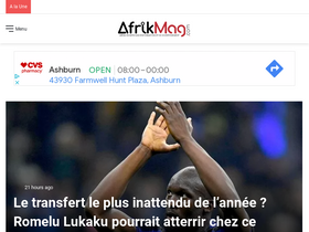 'afrikmag.com' screenshot