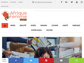 'afriquefemme.com' screenshot