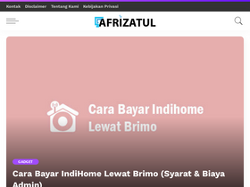'afrizatul.com' screenshot