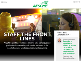 'afscme.org' screenshot