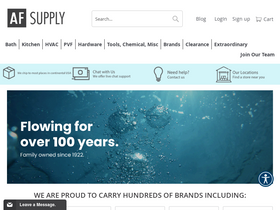 'afsupply.com' screenshot