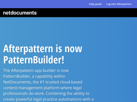 'afterpattern.com' screenshot