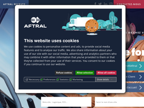 'aftral.com' screenshot