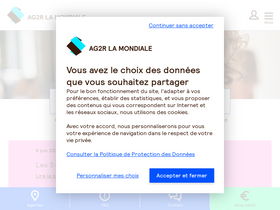 'ag2rlamondiale.fr' screenshot