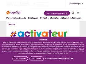 'agefiph.fr' screenshot