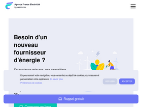 'agence-france-electricite.fr' screenshot