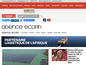 'agenceecofin.com' screenshot