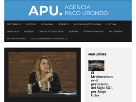 'agenciapacourondo.com.ar' screenshot