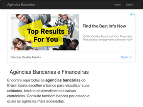 'agenciasbancarias.net' screenshot