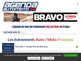 'agendaautomoto.fr' screenshot