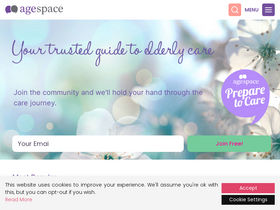 'agespace.org' screenshot