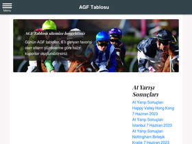 'agftablosu.com' screenshot