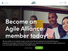 'agilealliance.org' screenshot