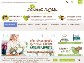 'agitateur-floral.com' screenshot