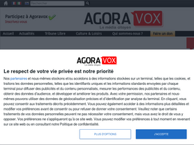 'agoravox.fr' screenshot