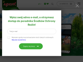 'agrecol.pl' screenshot