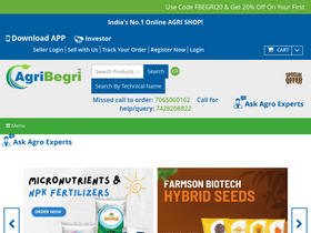 'agribegri.com' screenshot
