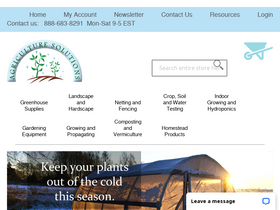 'agriculturesolutions.com' screenshot