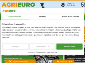 'agrieuro.es' screenshot