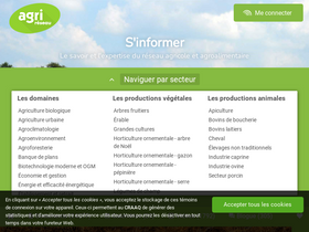 'agrireseau.net' screenshot