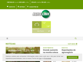 'agrolink.com.br' screenshot
