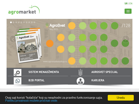 'agromarketsrbija.rs' screenshot