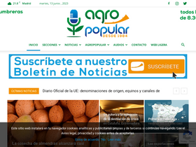 'agropopular.com' screenshot